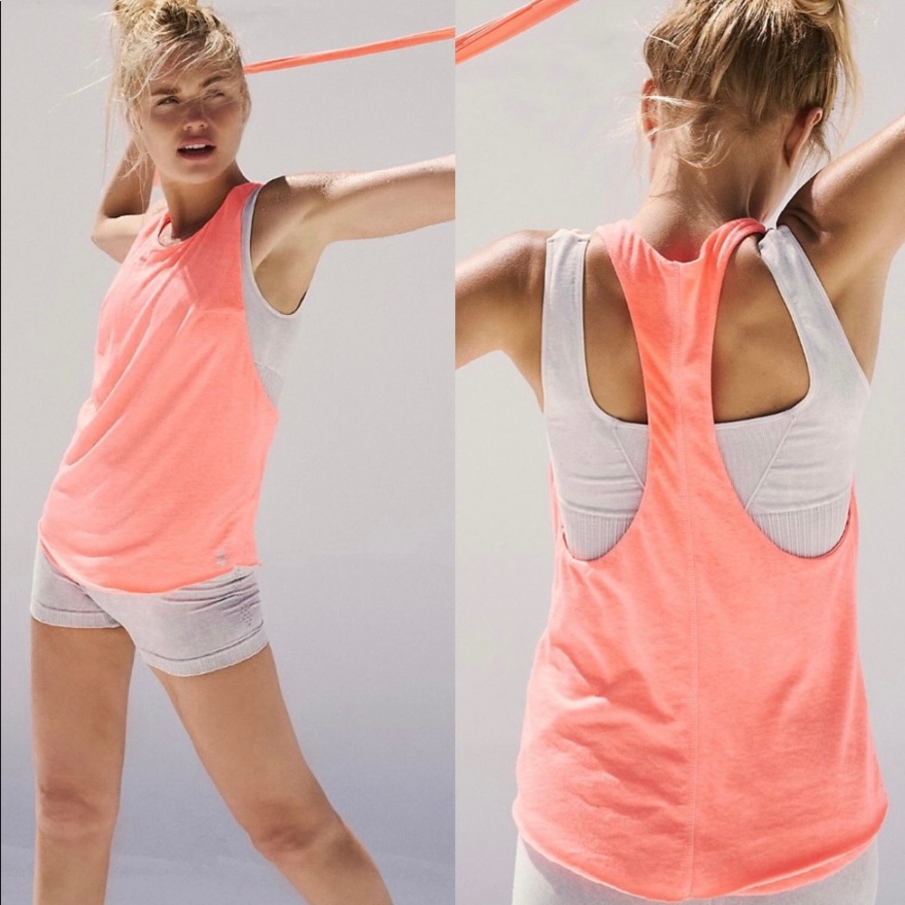 FP Movement Exhale Tank in Hot Watermelon